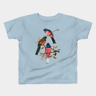 Birds on branch Kids T-Shirt